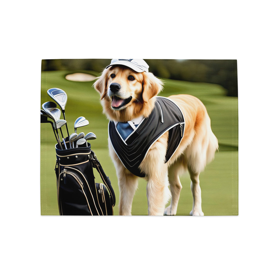 Golden Retriever Golfer- Placemat Set