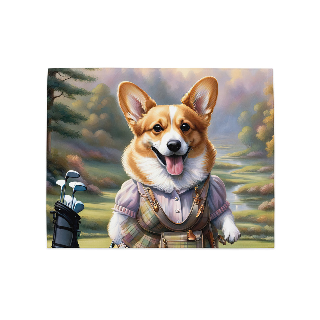 Pembroke Welsh Corgi Golfer- Placemat Set