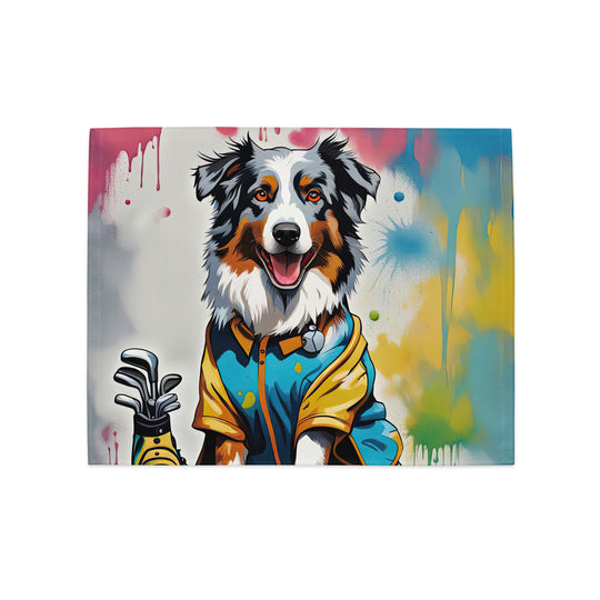 Australian Shepherd Golfer- Placemat Set