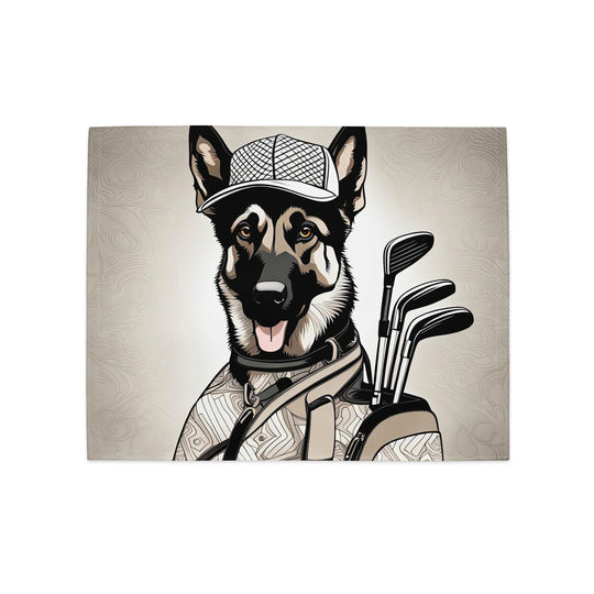 German Shepherd Golfer- Placemat Set