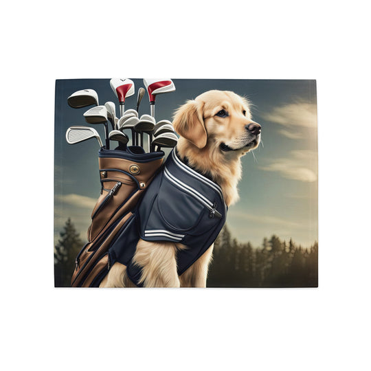 Golden Retriever Golfer- Placemat Set