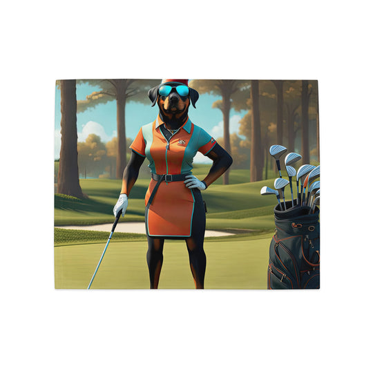 Rottweiler Golfer- Placemat Set