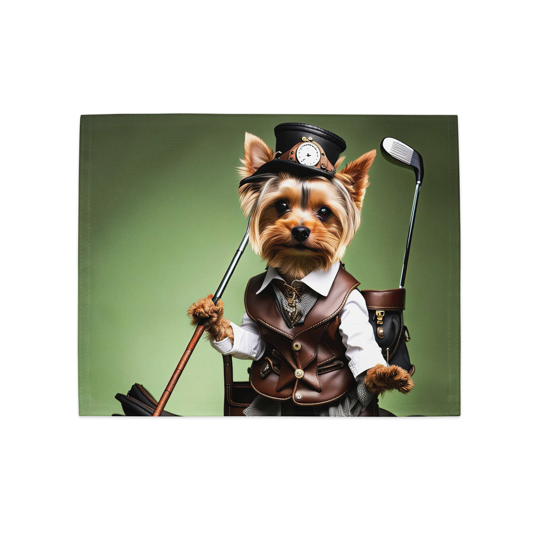 Yorkshire Terrier Golfer- Placemat Set