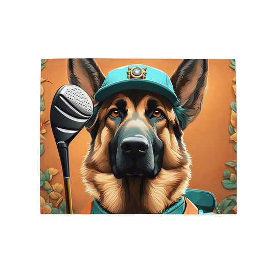 German Shepherd Golfer- Placemat Set