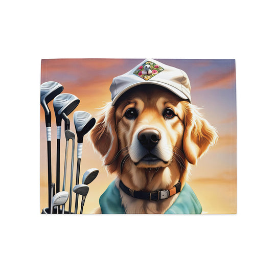 Golden Retriever Golfer- Placemat Set