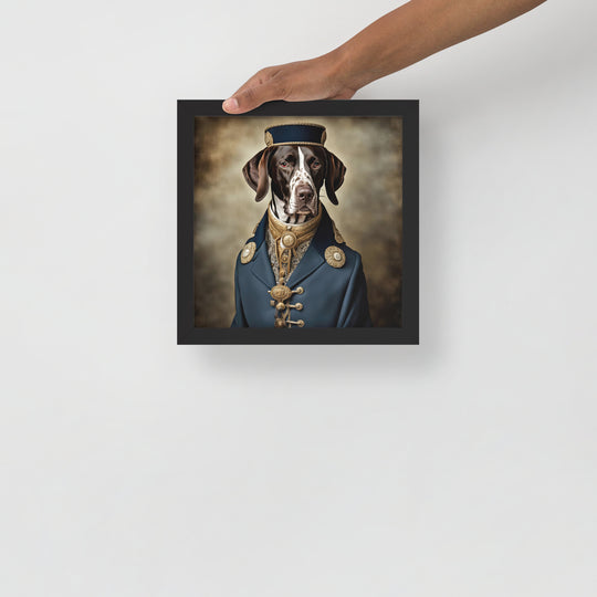 German Shorthaired Pointer- Framed photo paper poster v3