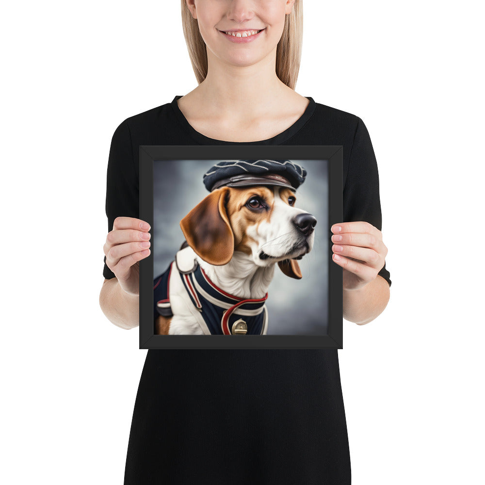 Beagle- Framed photo paper poster v4