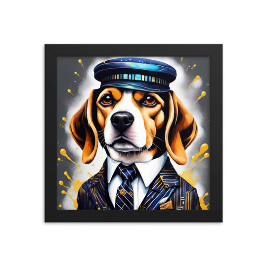 Beagle- Framed photo paper poster v5