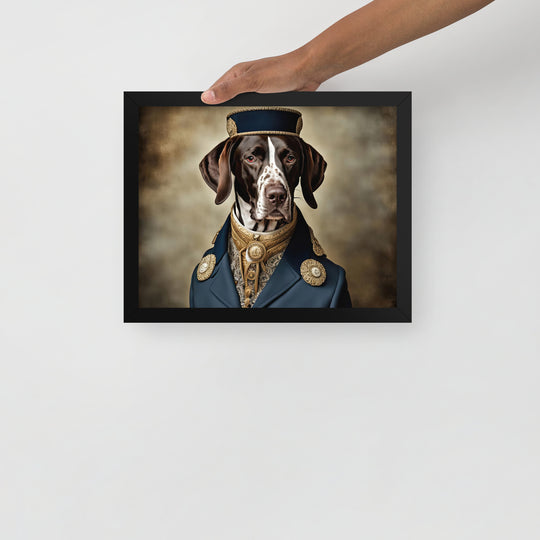 German Shorthaired Pointer- Framed photo paper poster v3