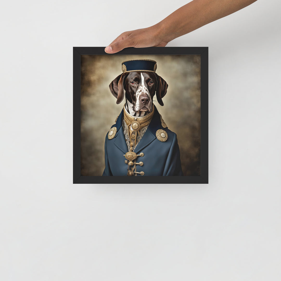 German Shorthaired Pointer- Framed photo paper poster v3