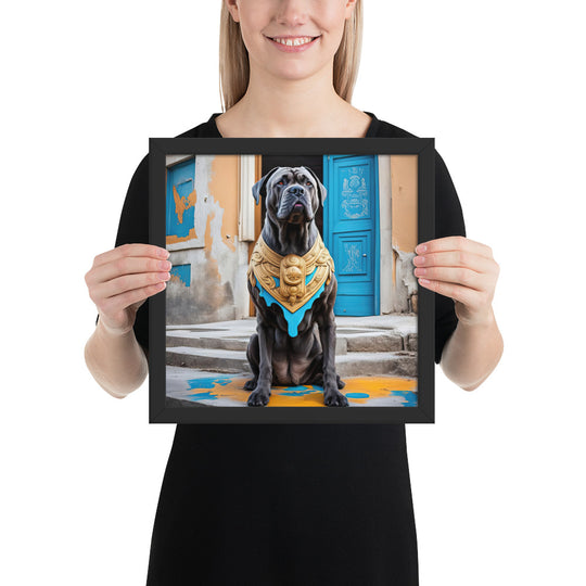 Framed photo paper poster-Cane Corso V2