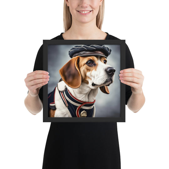 Beagle- Framed photo paper poster v4