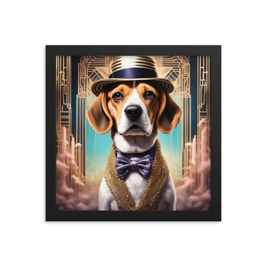 Beagle- Framed photo paper poster v2