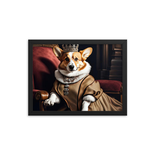 Pembroke Welsh Corgi- Framed photo paper poster