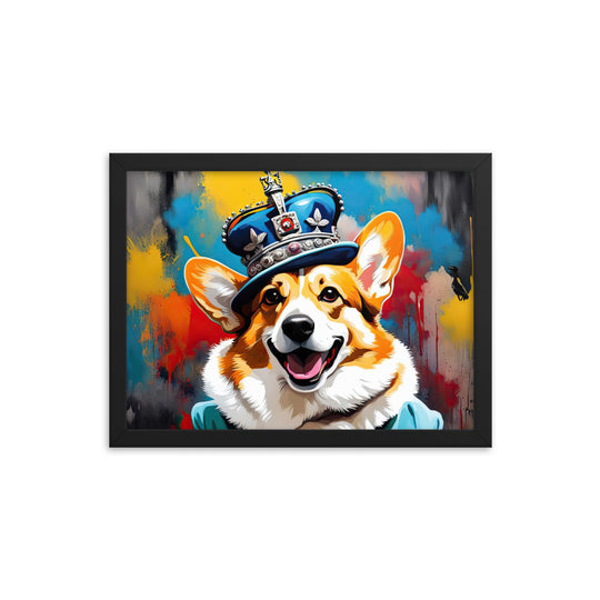 Pembroke Welsh Corgi- Framed photo paper poster v2