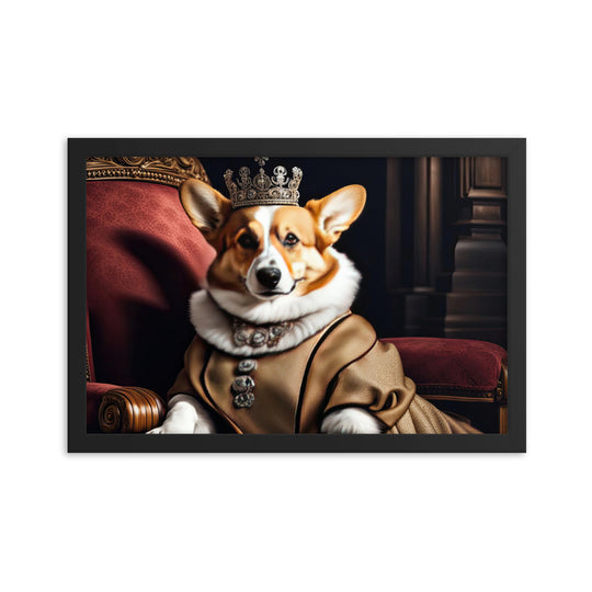 Pembroke Welsh Corgi- Framed photo paper poster