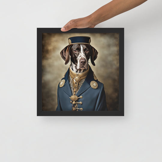 German Shorthaired Pointer- Framed photo paper poster v3