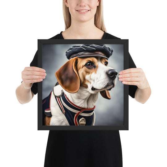 Beagle- Framed photo paper poster v4