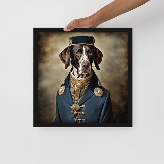 German Shorthaired Pointer- Framed photo paper poster v3