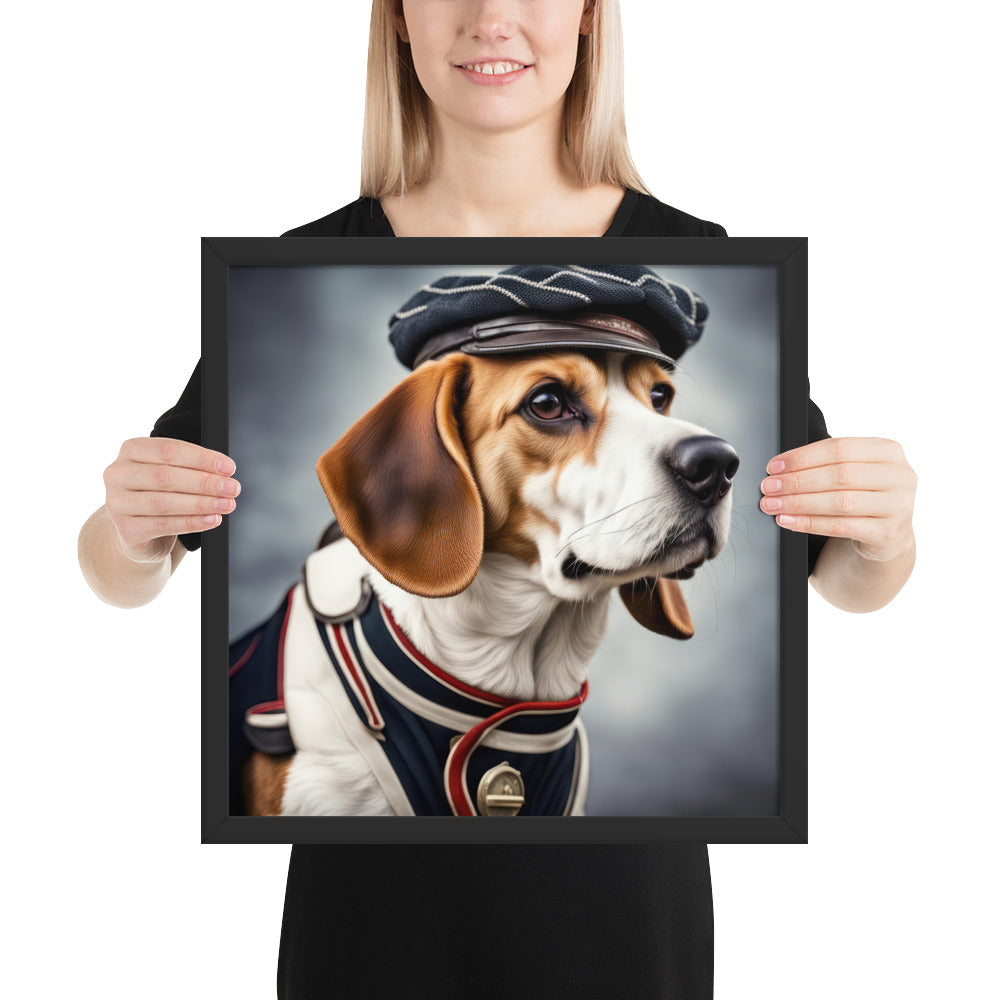 Beagle- Framed photo paper poster v4