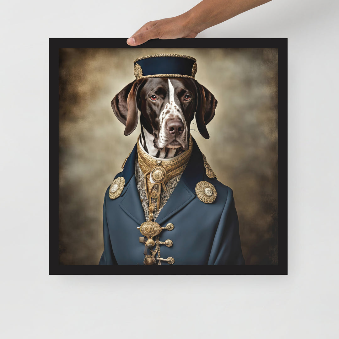 German Shorthaired Pointer- Framed photo paper poster v3