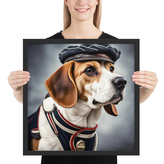 Beagle- Framed photo paper poster v4