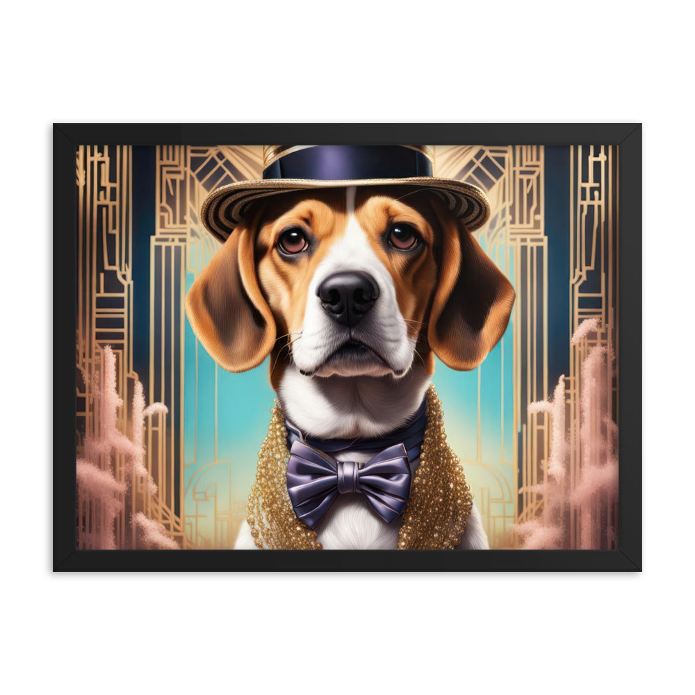 Beagle- Framed photo paper poster v2