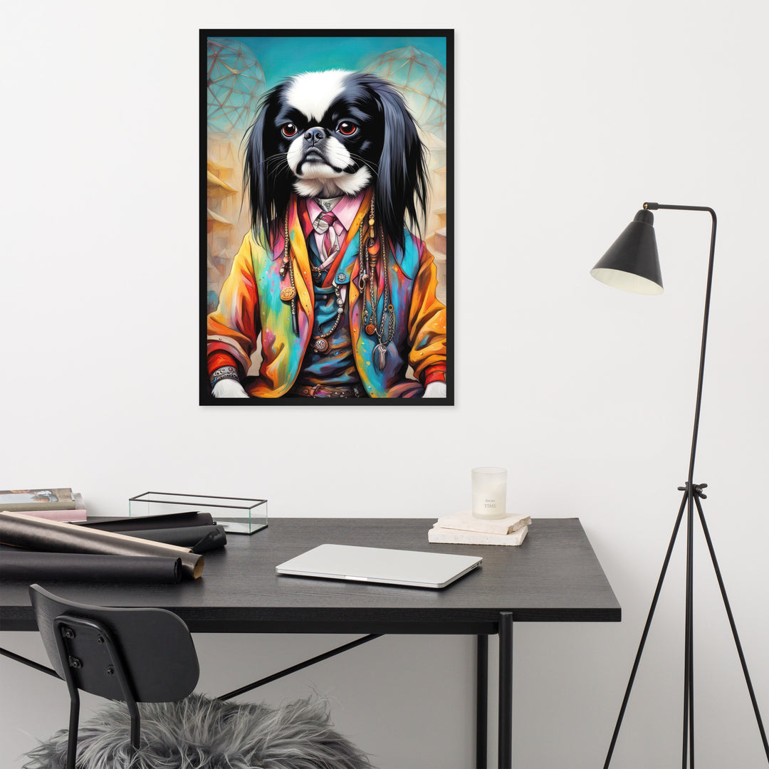 Framed photo paper poster-Japanese Chin