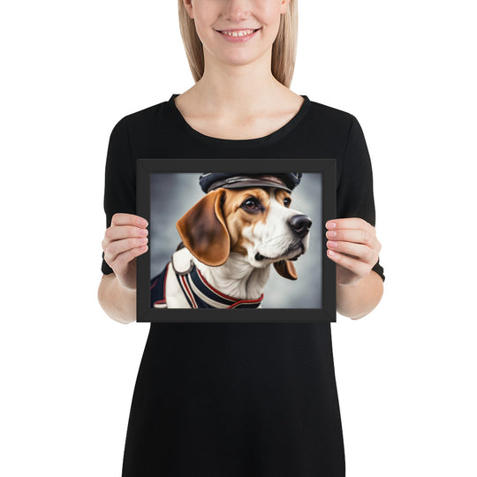 Beagle- Framed photo paper poster v4