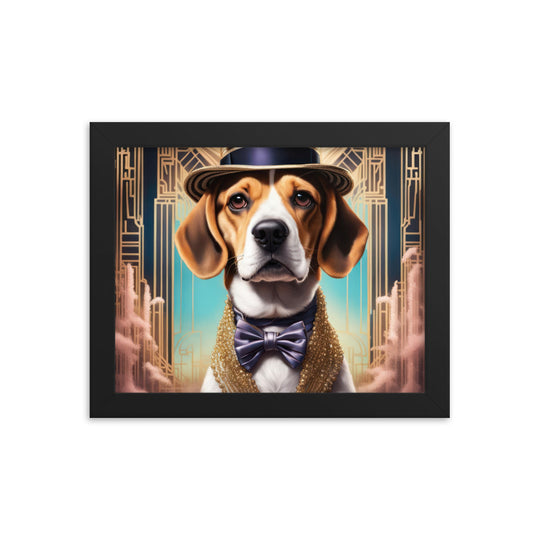 Beagle- Framed photo paper poster v2