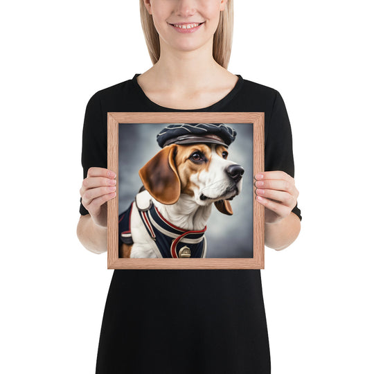 Beagle- Framed photo paper poster v4