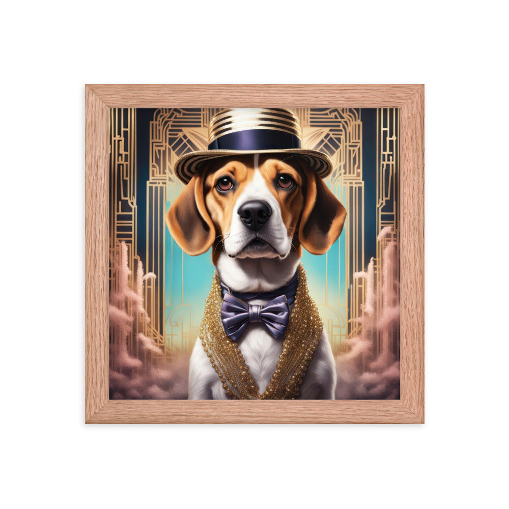 Beagle- Framed photo paper poster v2