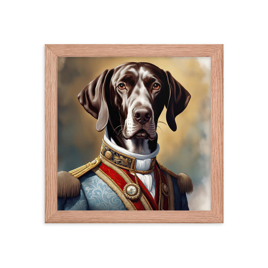 German Shorthaired Pointer- Framed photo paper poster v4