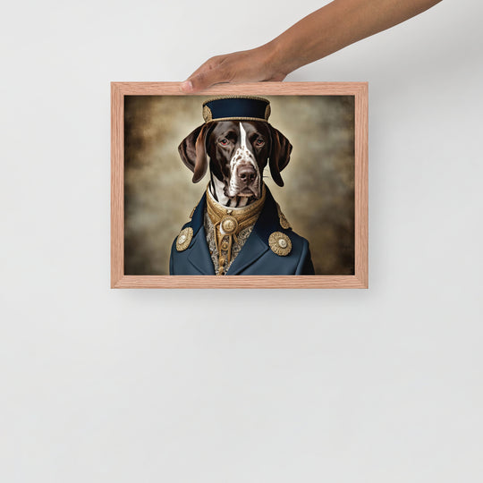 German Shorthaired Pointer- Framed photo paper poster v3