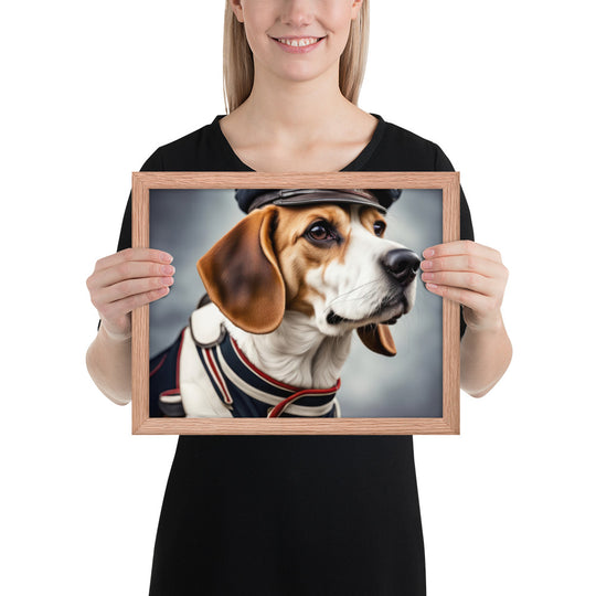 Beagle- Framed photo paper poster v4