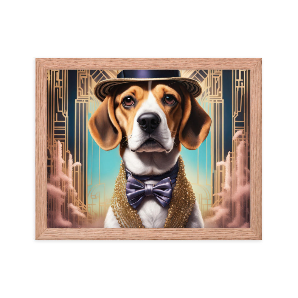 Beagle- Framed photo paper poster v2