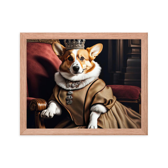 Pembroke Welsh Corgi- Framed photo paper poster