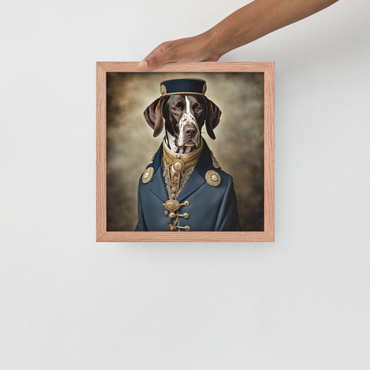 German Shorthaired Pointer- Framed photo paper poster v3