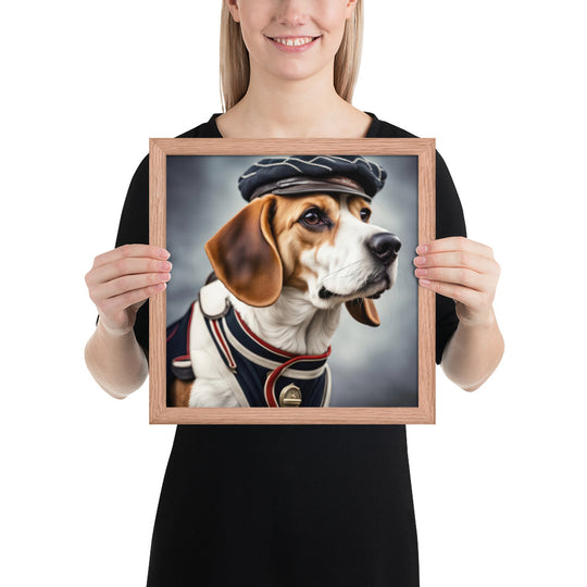 Beagle- Framed photo paper poster v4