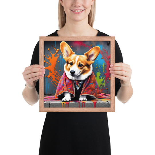 Pembroke Welsh Corgi- Framed photo paper poster v3