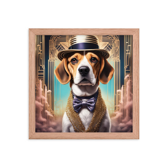 Beagle- Framed photo paper poster v2