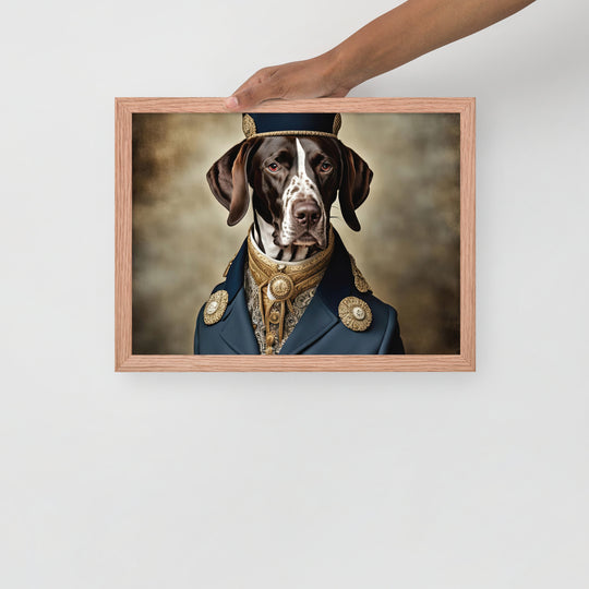 German Shorthaired Pointer- Framed photo paper poster v3