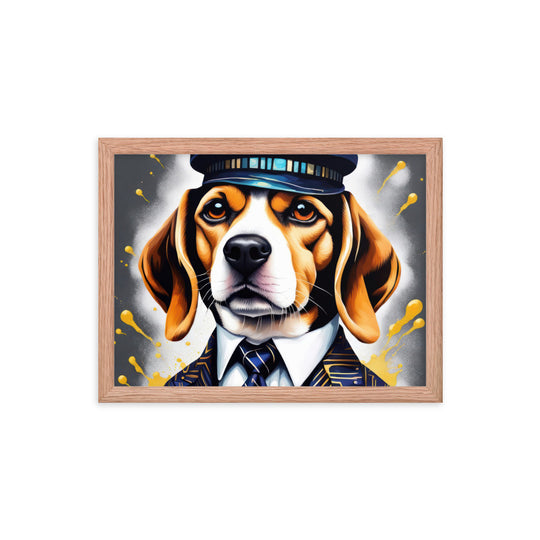 Beagle- Framed photo paper poster v5