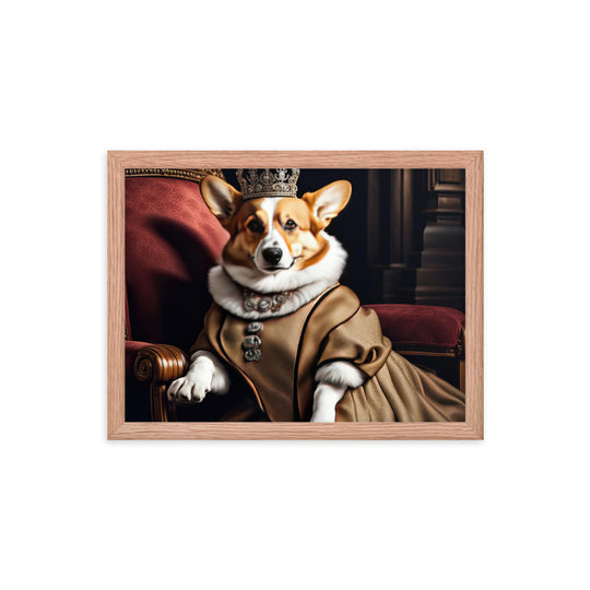 Pembroke Welsh Corgi- Framed photo paper poster