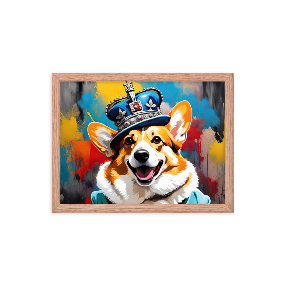 Pembroke Welsh Corgi- Framed photo paper poster v2