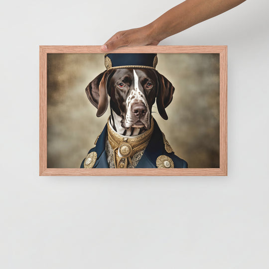 German Shorthaired Pointer- Framed photo paper poster v3