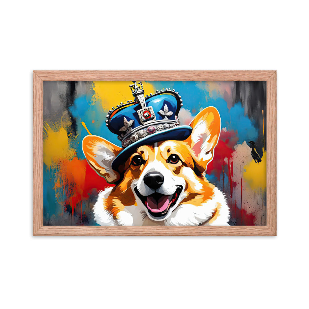 Pembroke Welsh Corgi- Framed photo paper poster v2