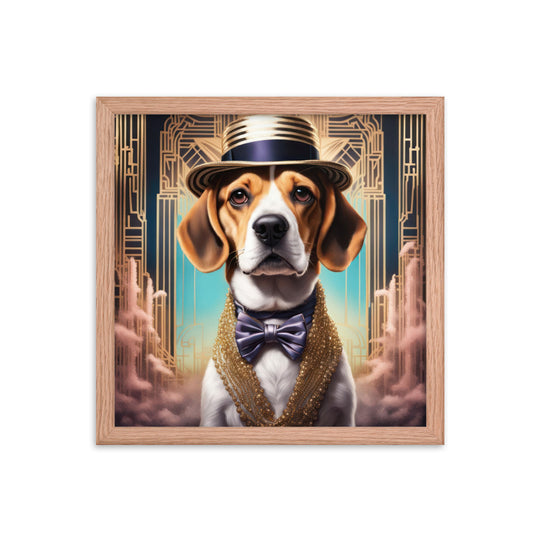 Beagle- Framed photo paper poster v2