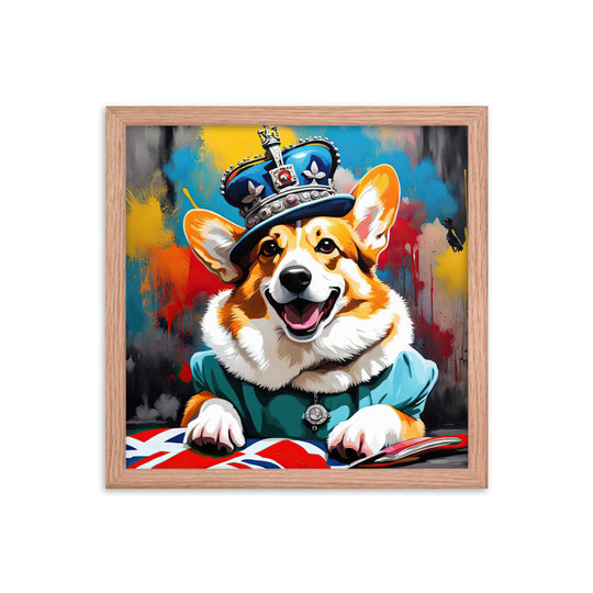 Pembroke Welsh Corgi- Framed photo paper poster v2