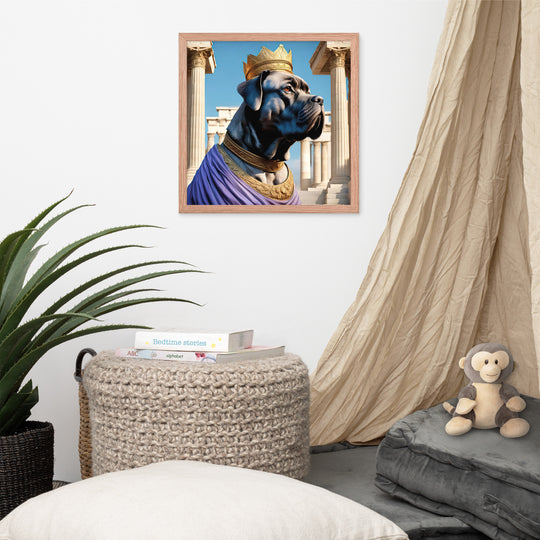 Framed photo paper poster-Cane Corso